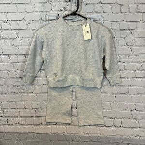 Bums and Roses Gray Sweatsuit